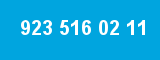 923 516 02 11 923 516 02 11